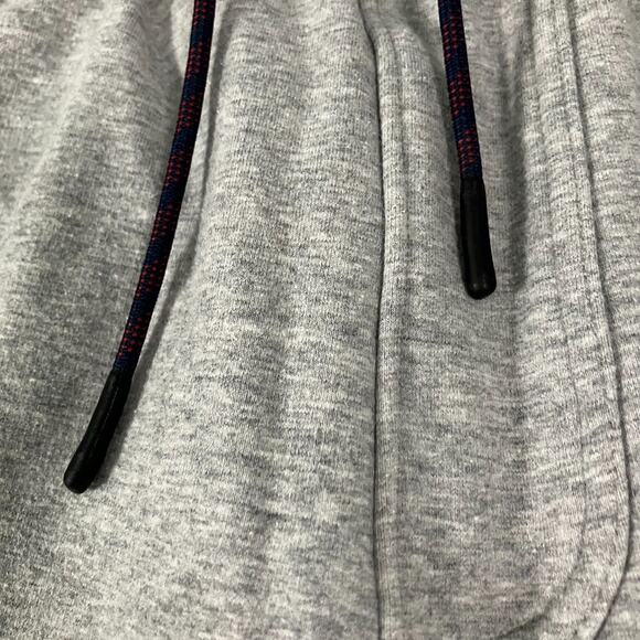 Abercrombie & Fitch Gray Jogger Sweatpants Men’s Large Red Stripe Trim - Picture 4 of 13